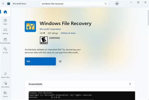 File Recovery Tool界面